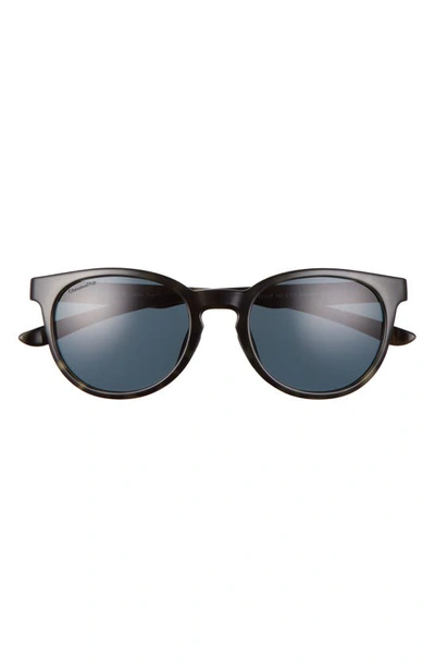 Smith Eastbank 52mm Chromapop(tm) Polarized Round Sunglasses In Camo Tortoise/polarized Black