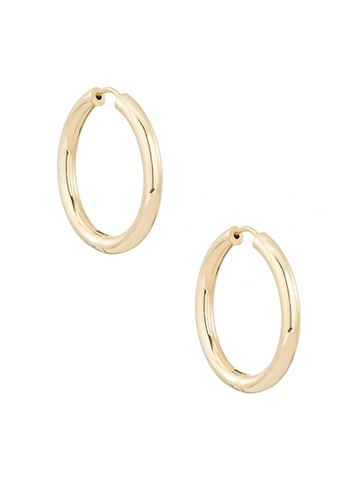 Adina Reyter 14k Yellow Gold Tube Hoop Earrings