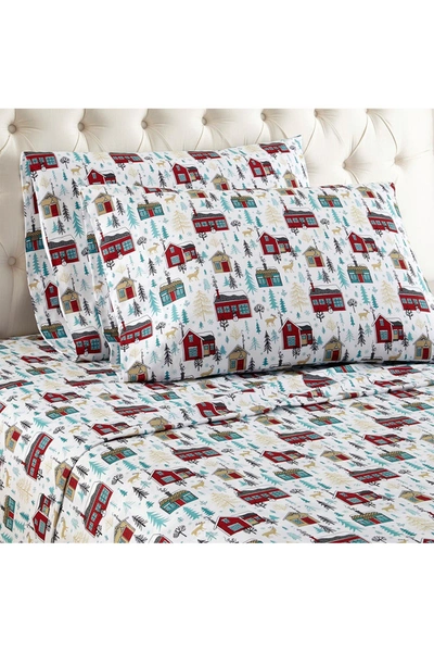 Shavel Micro Flannel Printed Twin 3-pc Sheet Set In Cabins