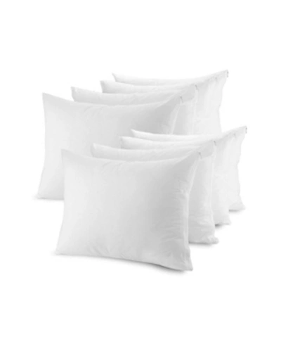 Mastertex Pillow Protectors, Queen - 8 Pieces In White