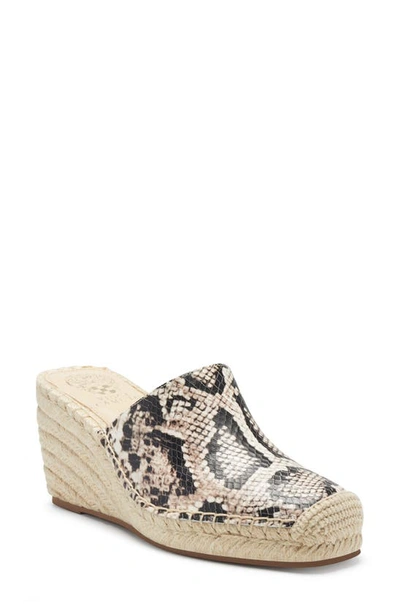 Vince Camuto Women's Kordinan Slip-on Espadrille Mules Women's Shoes In Natural Snake