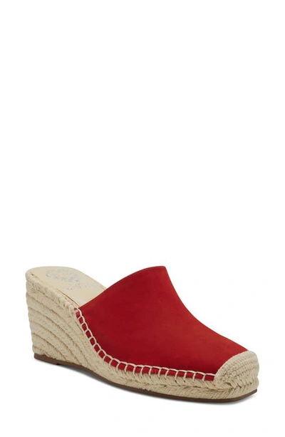 Vince Camuto Women's Kordinan Slip-on Espadrille Mules Women's Shoes In Cherry Berry