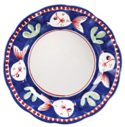 Vietri Campagna Salad Plate In Cobalt