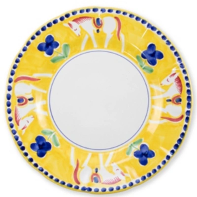Vietri Campagna Service Plate/charger In Yellow