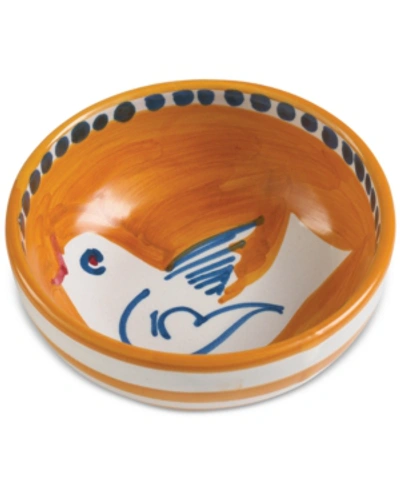 Vietri Campagna Olive Oil Bowl In Orange