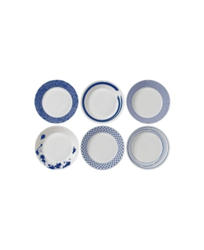 Royal Doulton Pacific Set/6 Mixed Pasta Bowl In Multi