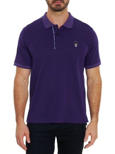 Robert Graham Lucifer Polo In Purple