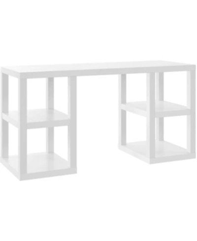 Ameriwood Home Parsons Deluxe Desk In White