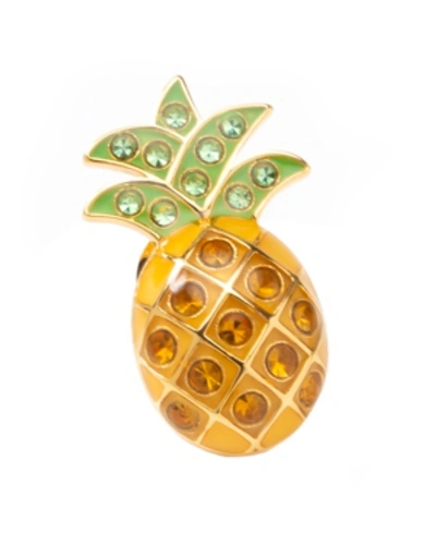 Cufflinks, Inc Men's Pineapple Lapel Pin In Gold