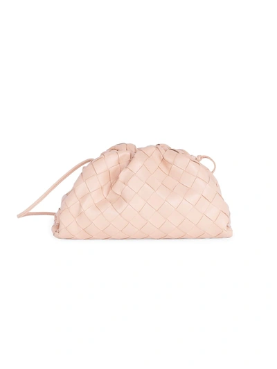 Bottega Veneta Intrecciato Mini Pouch In Almond