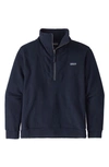 Patagonia Woolie Fleece Pullover In Navy Blue