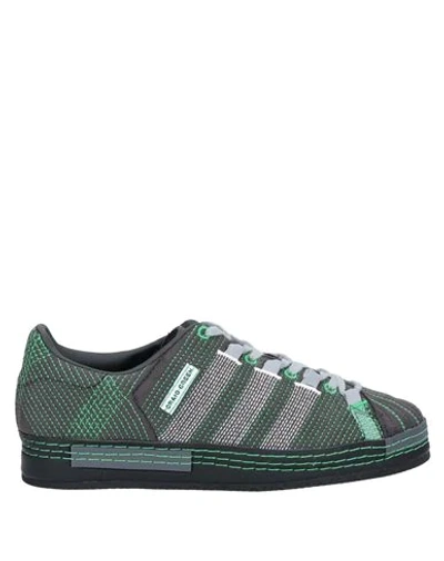 Adidas Originals Green Black And Superstar Sneakers