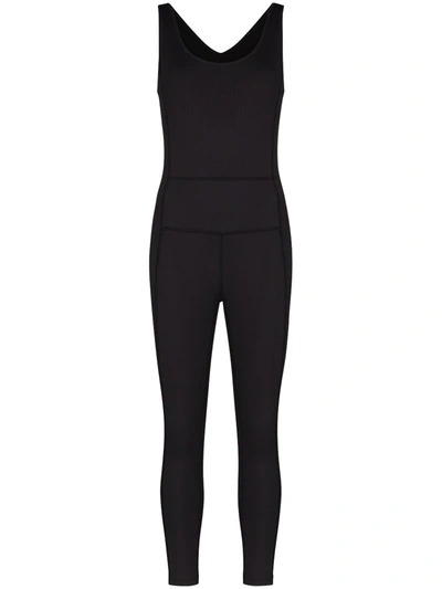 Abysse Kai Sleeveless Fitted Bodysuit In Black