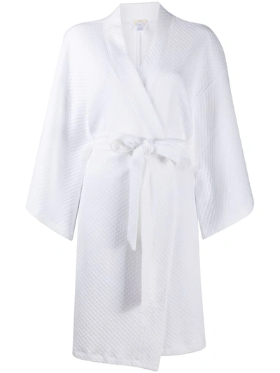Eberjey Zen Short Spa Dressing Gown In White