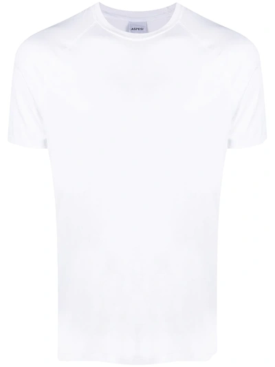 Aspesi Short-sleeve Cotton T-shirt In White