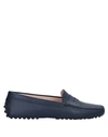 Tod's Loafers In Dark Blue