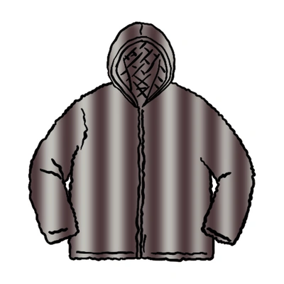 Pre-owned Supreme  Fuax Fur Reversible Hooded Jacket Black
