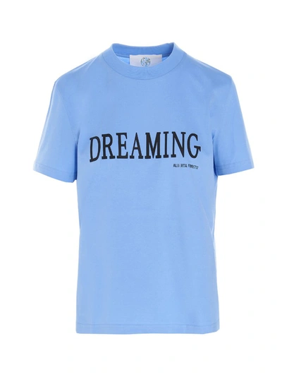 Alberta Ferretti Capsule. Dreaming T-shirt In Blue