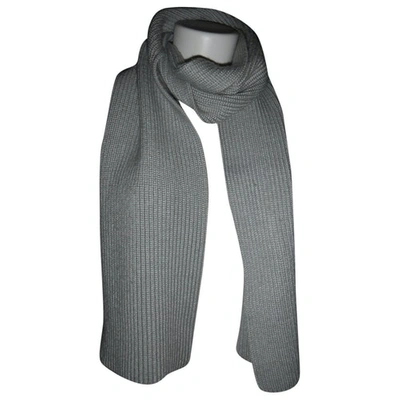 Pre-owned Ermanno Scervino Wool Neckerchief In Grey