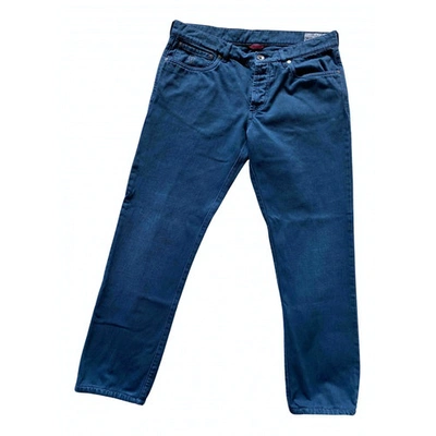 Pre-owned Brunello Cucinelli Straight Jeans In Blue