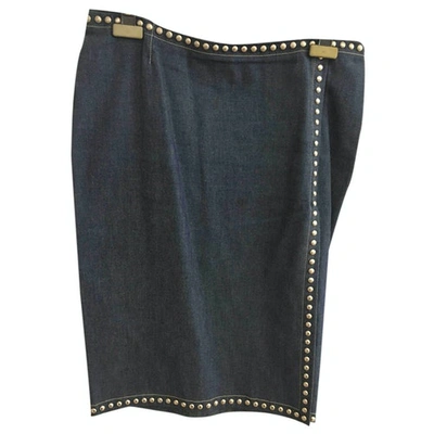 Pre-owned Dolce & Gabbana Mid-length Skirt In Blue