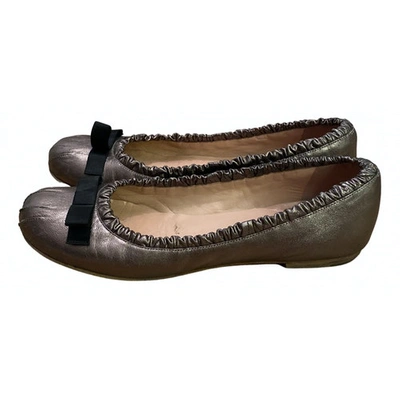Pre-owned Marc Jacobs Leather Ballet Flats
