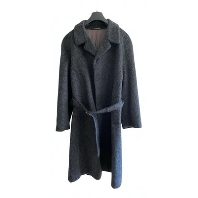 Pre-owned Pierre Balmain Grey Wool Coat