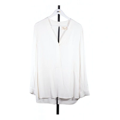 Pre-owned Stella Forest White Viscose Top