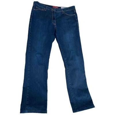 Pre-owned Pierre Cardin Straight Jeans In Blue