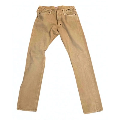 Pre-owned Prps Trousers In Beige