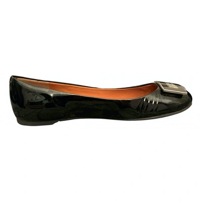 Pre-owned Marc By Marc Jacobs Black Patent Leather Ballet Flats