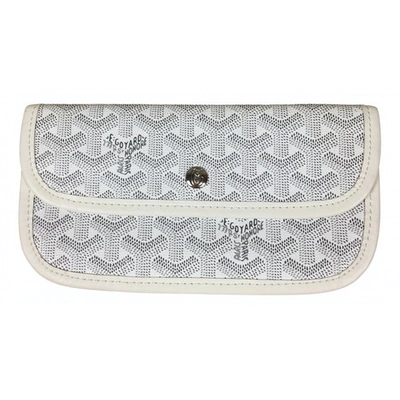 Pre-owned Goyard Richelieu White Leather Small Bag, Wallet & Cases