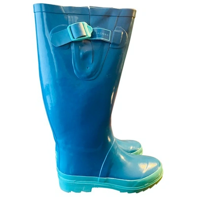 Pre-owned Marc By Marc Jacobs Wellington Boots In Blue