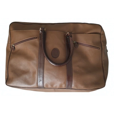 Pre-owned Trussardi Brown Leather Bag