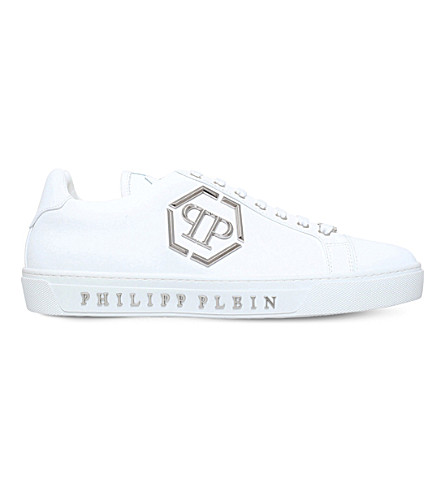 philipp plein white trainers