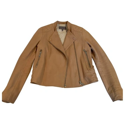 Pre-owned Mulberry Beige Leather Jacket