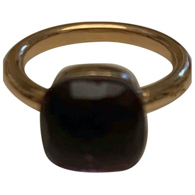 Pre-owned Pomellato Nudo Yellow Gold Ring In Purple