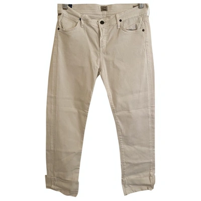 Pre-owned Citizens Of Humanity Short Jeans In White