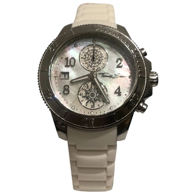 Pre-owned Thomas Sabo Watch In White