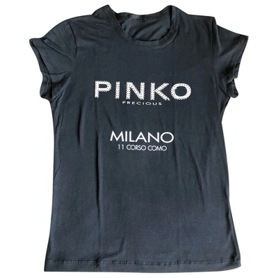 Pre-owned Pinko Black Cotton  Top