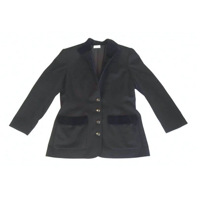 Pre-owned Valentino Cashmere Jacket In Black