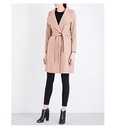 Ted Baker Elethea Wool blend Coat In Camel ModeSens