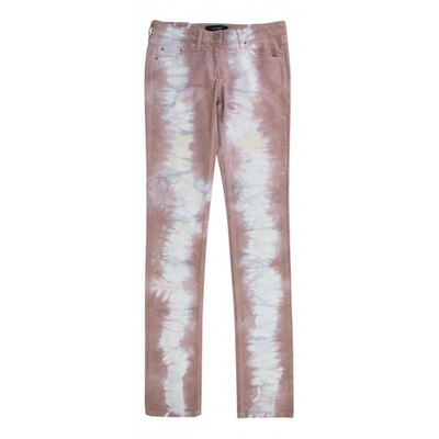 Pre-owned Isabel Marant Pink Cotton Jeans
