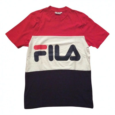 Pre-owned Fila White Cotton T-shirt