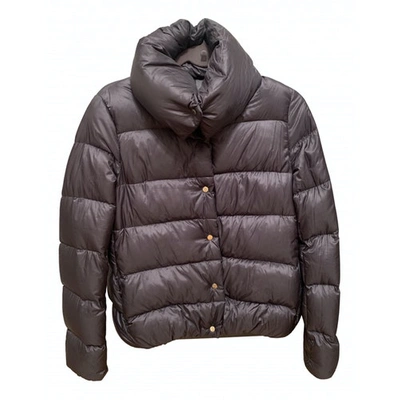 Pre-owned Moncler Puffer In Black