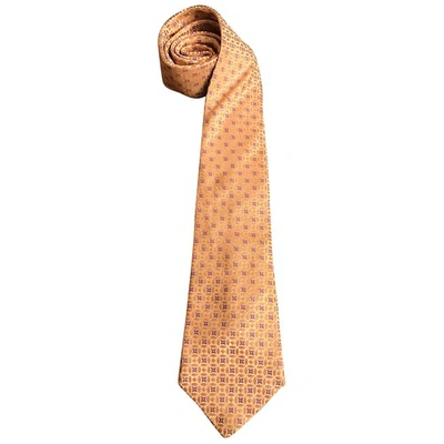 Pre-owned Bruno Magli Silk Tie In Other