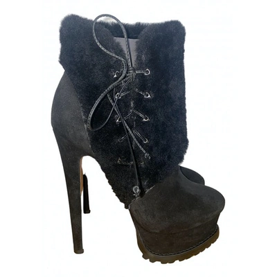 Pre-owned Alaïa Snow Boots In Black