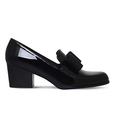 Stuart Weitzman Atabow Patent Leather Courts In Black