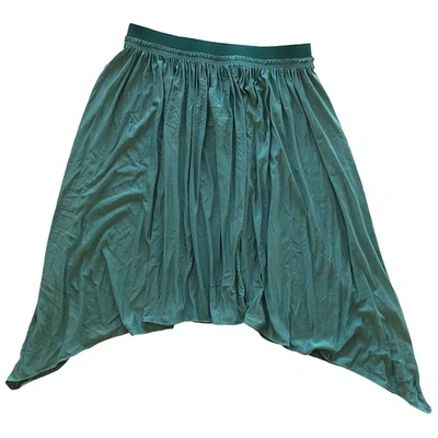 Pre-owned Maison Margiela Mid-length Skirt In Green