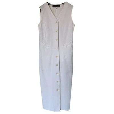 Pre-owned Laura Urbinati Maxi Dress In White